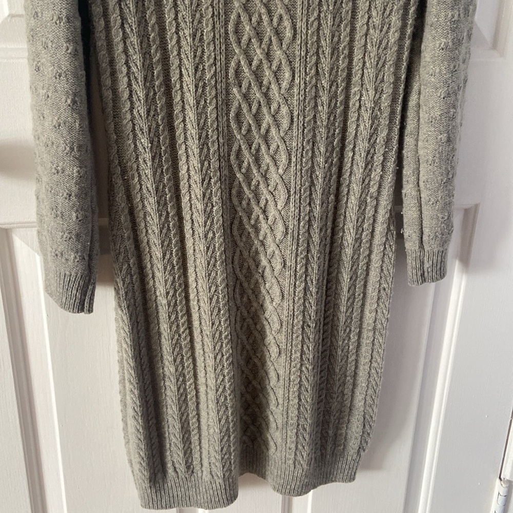 🎄Last price 🎄H&M Cable Knit dresse– Beige, Cozy Classic (Size M) - Picture 7 of 14